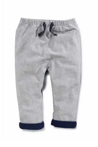 Navy Woven Smart Trousers (0mths-2yrs)